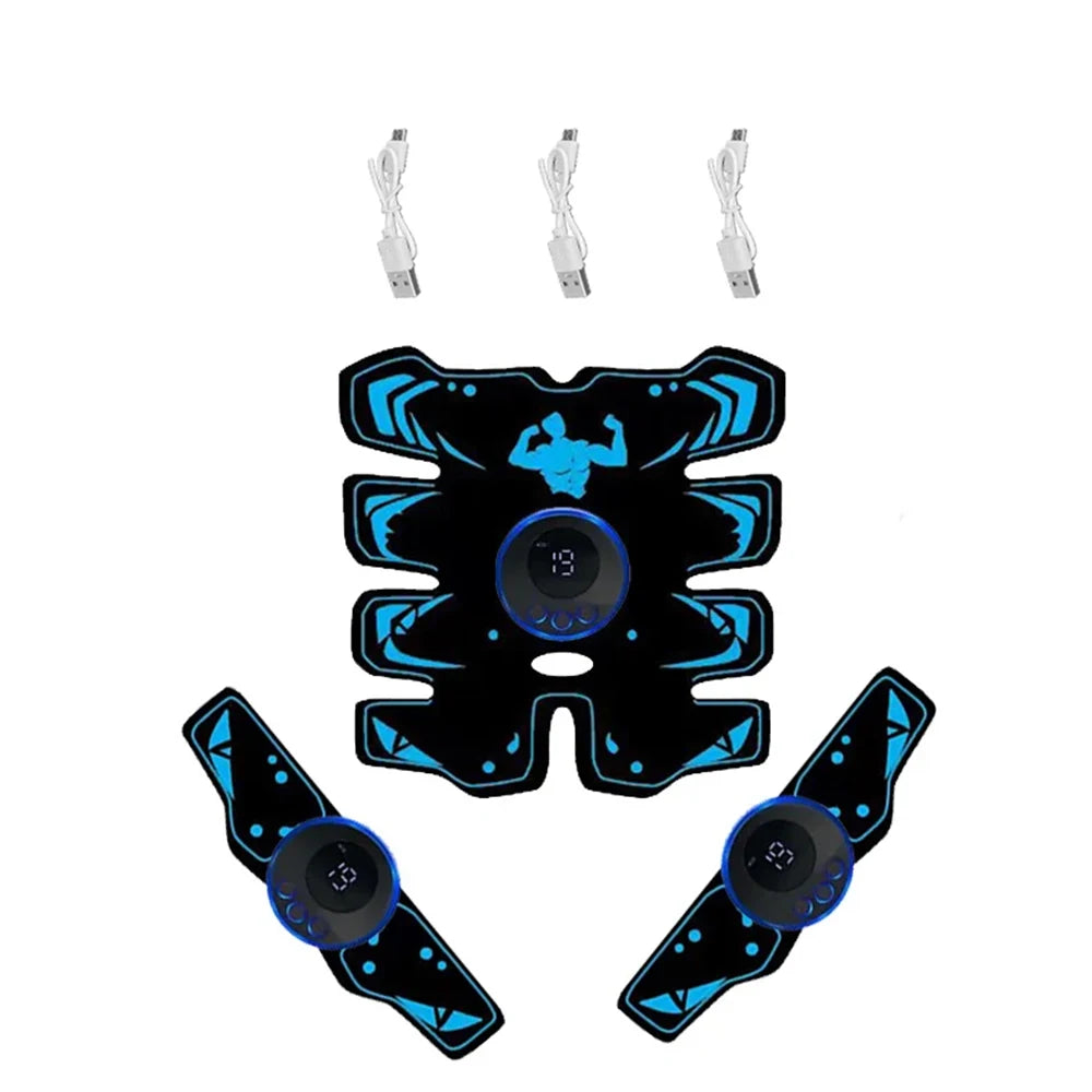 USB Rechargeable EMS Muscle Stimulator – 3-in-1 Smart Wireless Trainer - Image 4