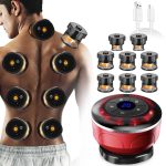 8-Cup Electric Cupping Massager – Gua Sha, Vacuum Suction & EMS Therapy for Anti-Cellulite & Body Slimming