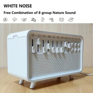 4-in-1 HiFi Bluetooth Speaker – White Noise Sleep Aid, Night Light & Humidifier